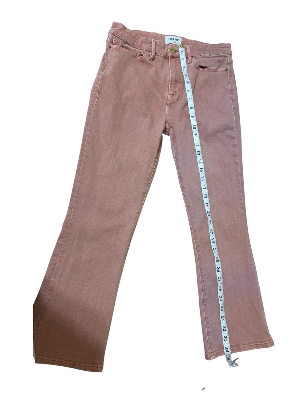 Frame Denim Rose Mauve Flare Jeans - Women - Picture 4 of 7